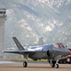 An F-35 jet arriving at its new operational base at Hill Air Force Base in Utah.